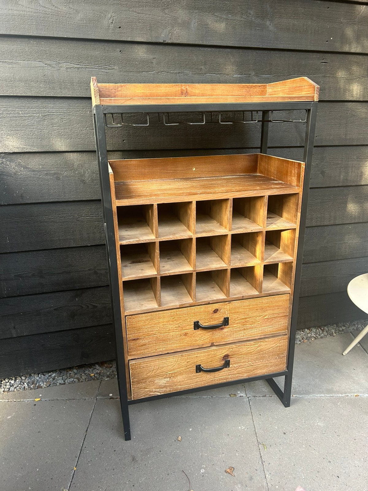 Drankkast / wijnkast in nette staat, Huis en Inrichting, Ophalen, Zo goed als nieuw, Hout