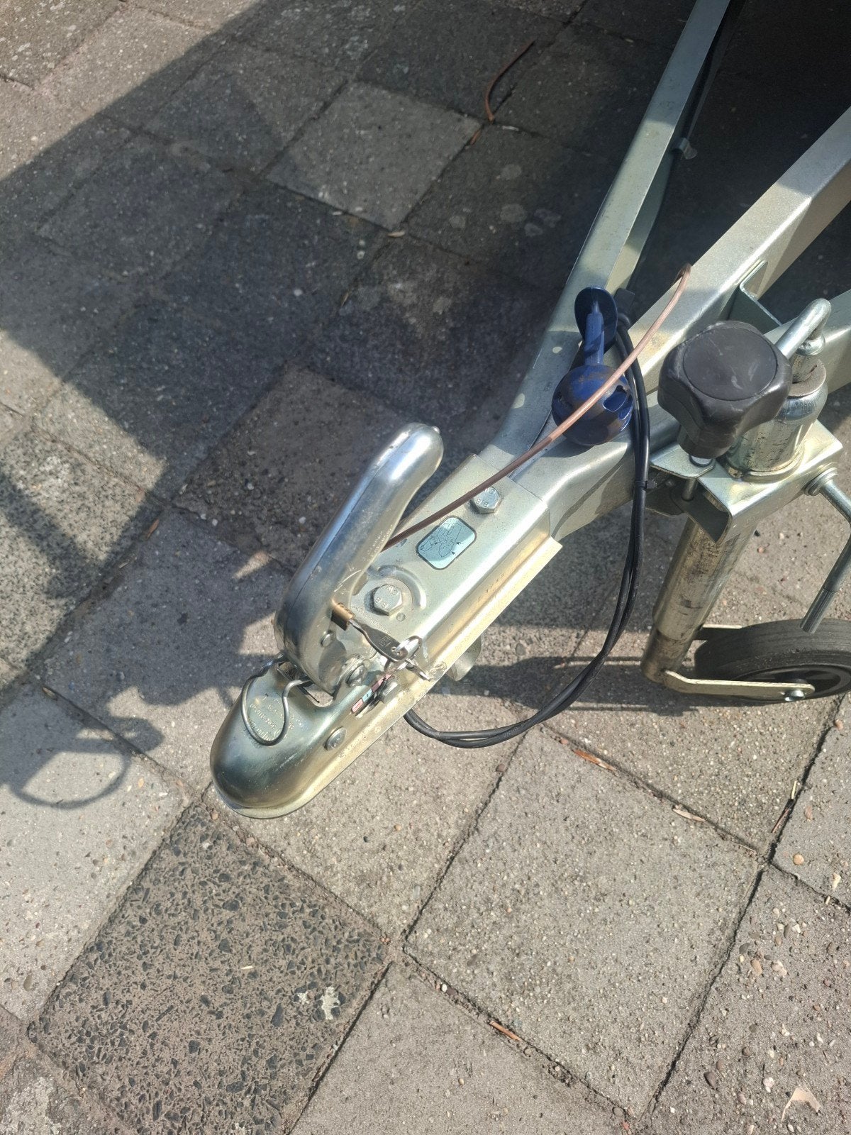 enkel as aanhanger, Auto diversen, Aanhangers en Bagagewagens, Ophalen, Zo goed als nieuw