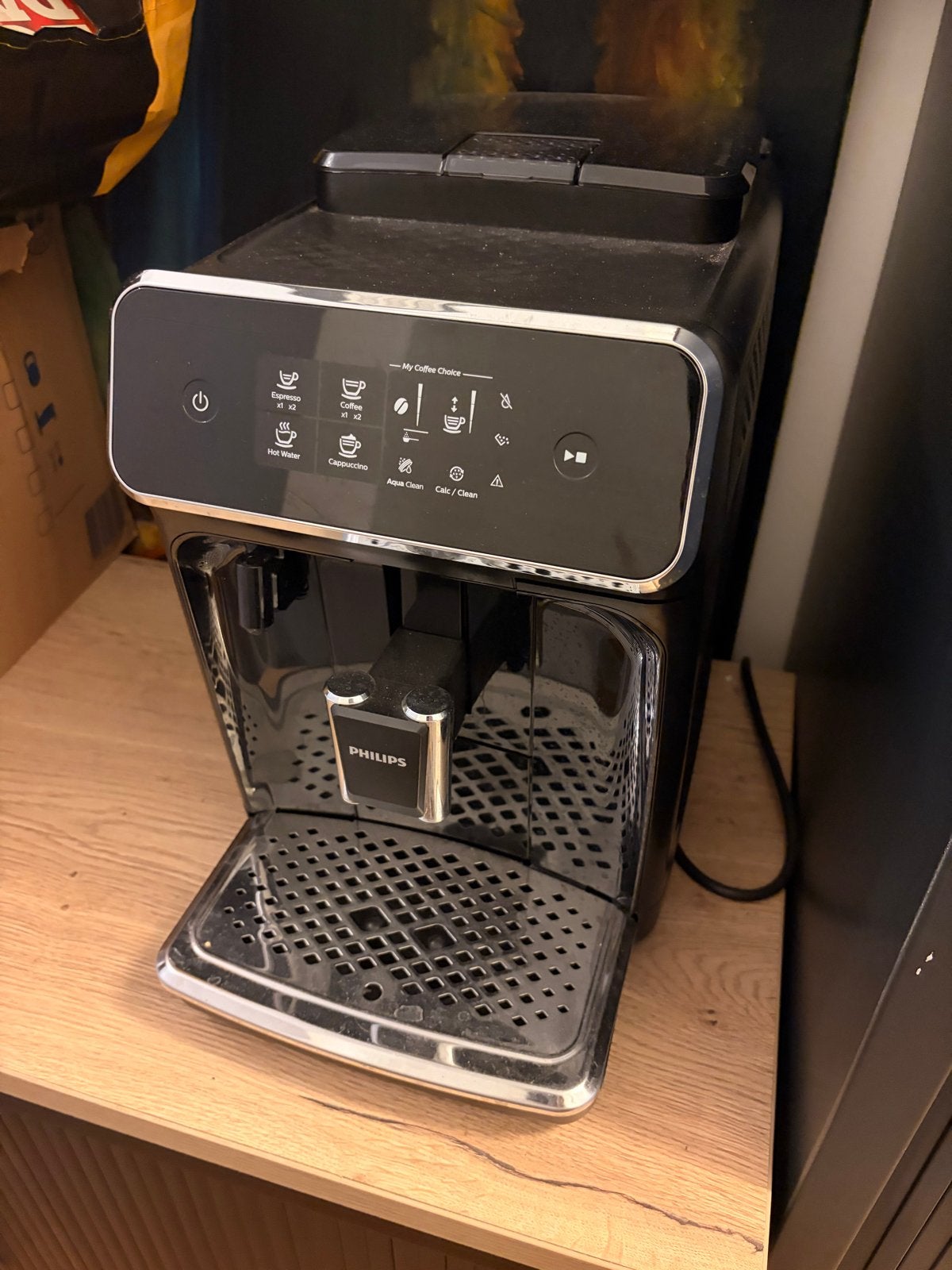 Philips 2200 serie volautomatische espressomachine EP2220/10, Witgoed en Apparatuur, Koffiezetapparaten, Gebruikt, Espresso apparaat