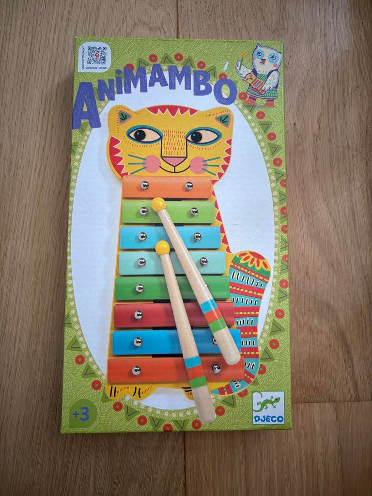 Djeco Xylofoon Animambo - Zo goed als nieuw, Kinderen en Baby's, Speelgoed | Overig, Ophalen of Verzenden, Nieuw, Jongen of Meisje