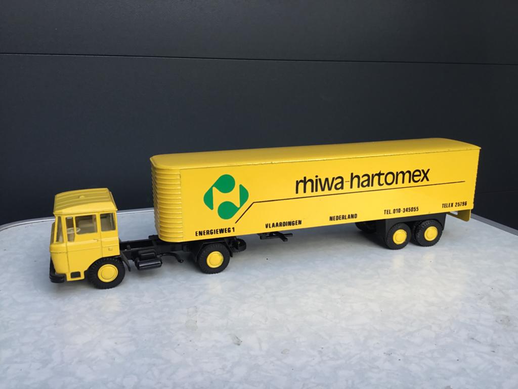 Lion Car Daf 2600 Rhiwa  Hartomex, Hobby en Vrije tijd, Modelauto's | 1:50, Ophalen of Verzenden, Gebruikt, Bus of Vrachtwagen