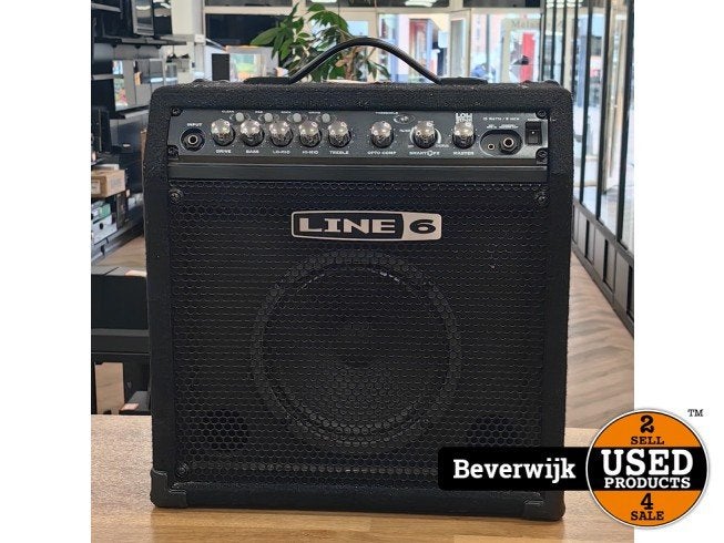 Line 6 LD15 Gitaar Versterker 15W Zwart - In Nette Staat, Line 6, Zo goed als nieuw, Support@line6.com, 26580 Agoura Road
Calabasas, CA 91302
USA