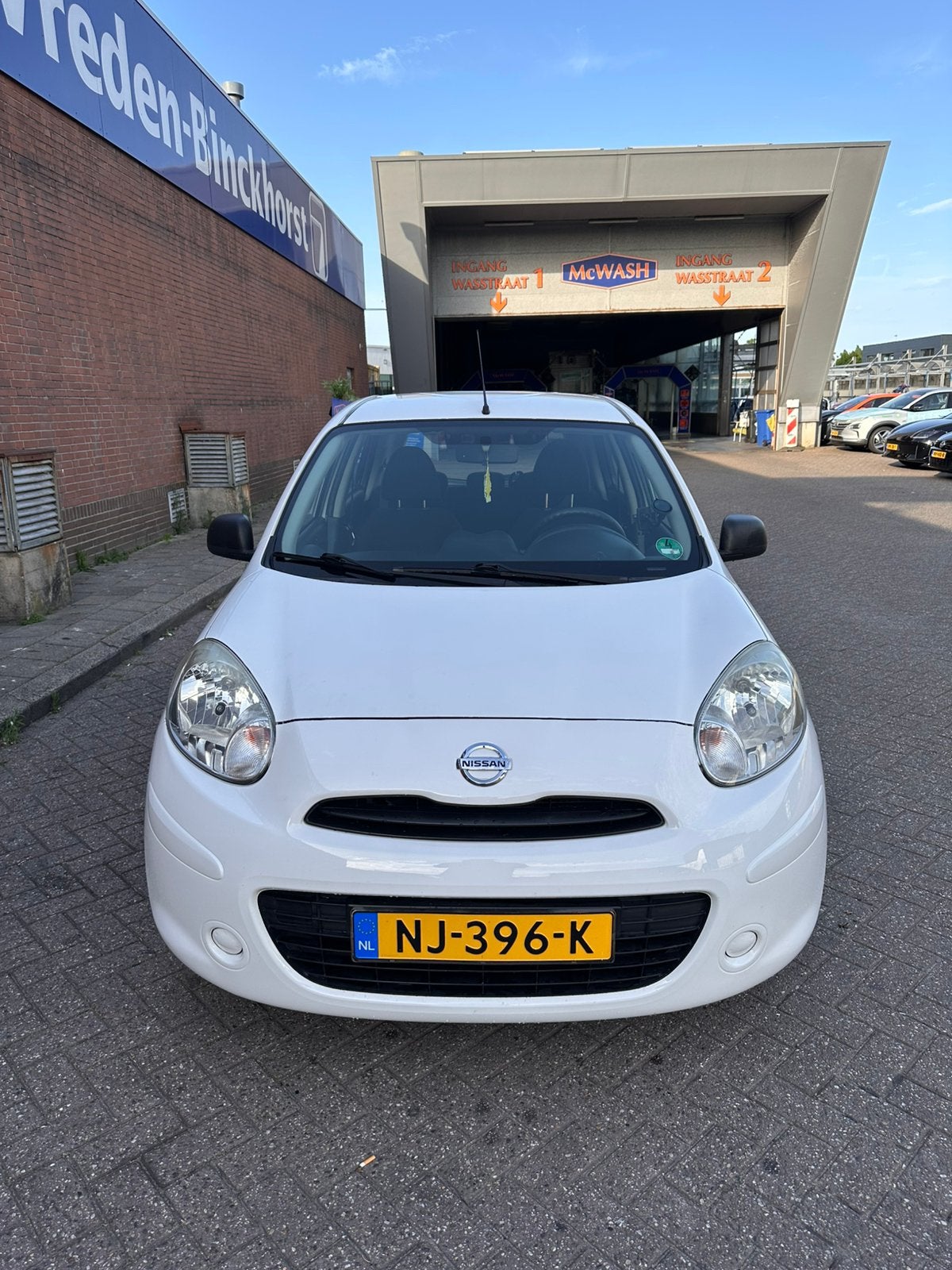 Nissan Micra 1.2 Automaat, Auto's, 31 €/maand, 1198 cc, Wit, Micra