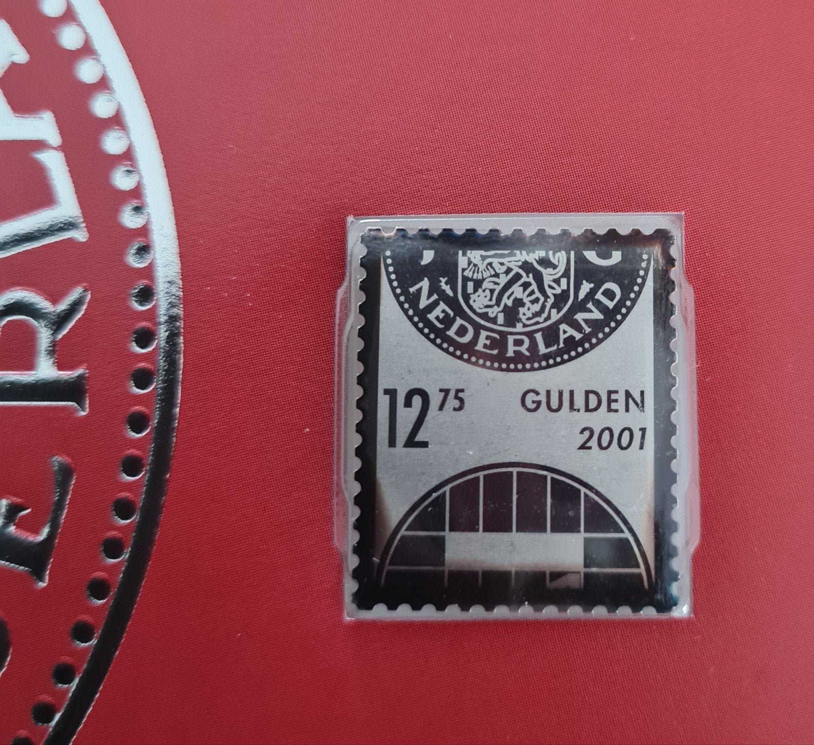 Zilveren Postzegel Nederland 2001 - 12,75 Gulden, Verzenden