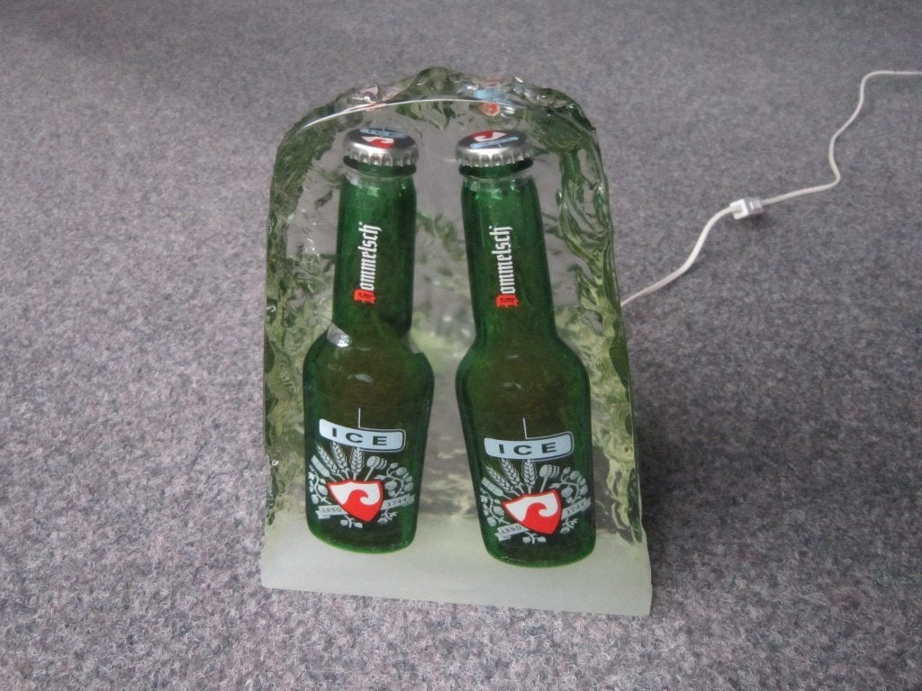 DOMMELSCH BIER LED LICHTRECLAME, Verzamelen, Biermerken, Ophalen, Zo goed als nieuw, Overige typen, Dommelsch