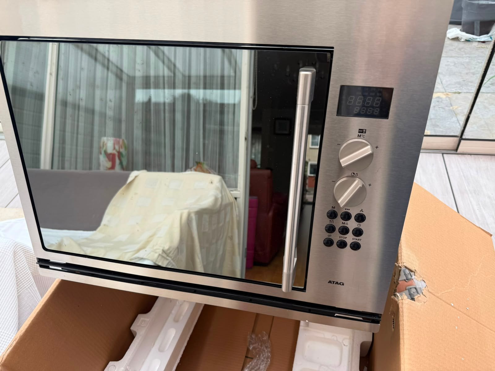 Nieuwe ATAG MC311F5U/A01 Magnetronoven 30L RVS, Ophalen of Verzenden, Zo goed als nieuw