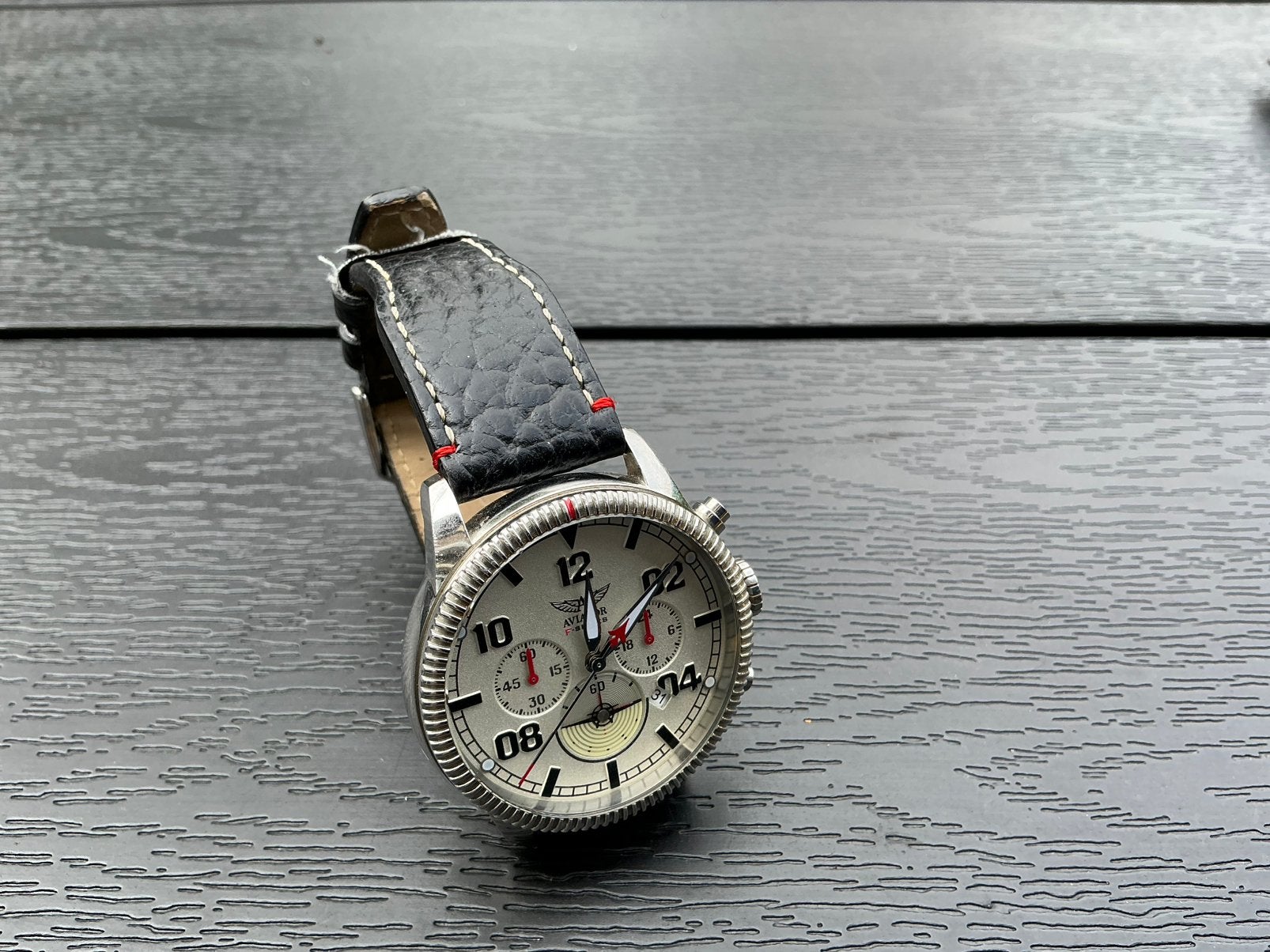 Aviator F-serie Vintage stijl, Ophalen of Verzenden, Zo goed als nieuw, Leer, Overige merken