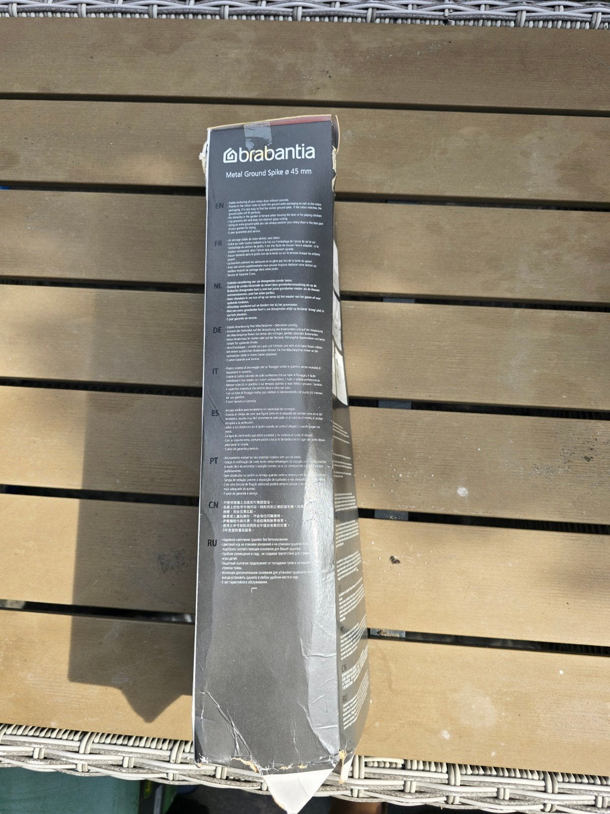 Brabantia droogmolen voet - Nieuw in doos, Tuin en Terras, Ophalen of Verzenden, Nieuw, Droogmolen