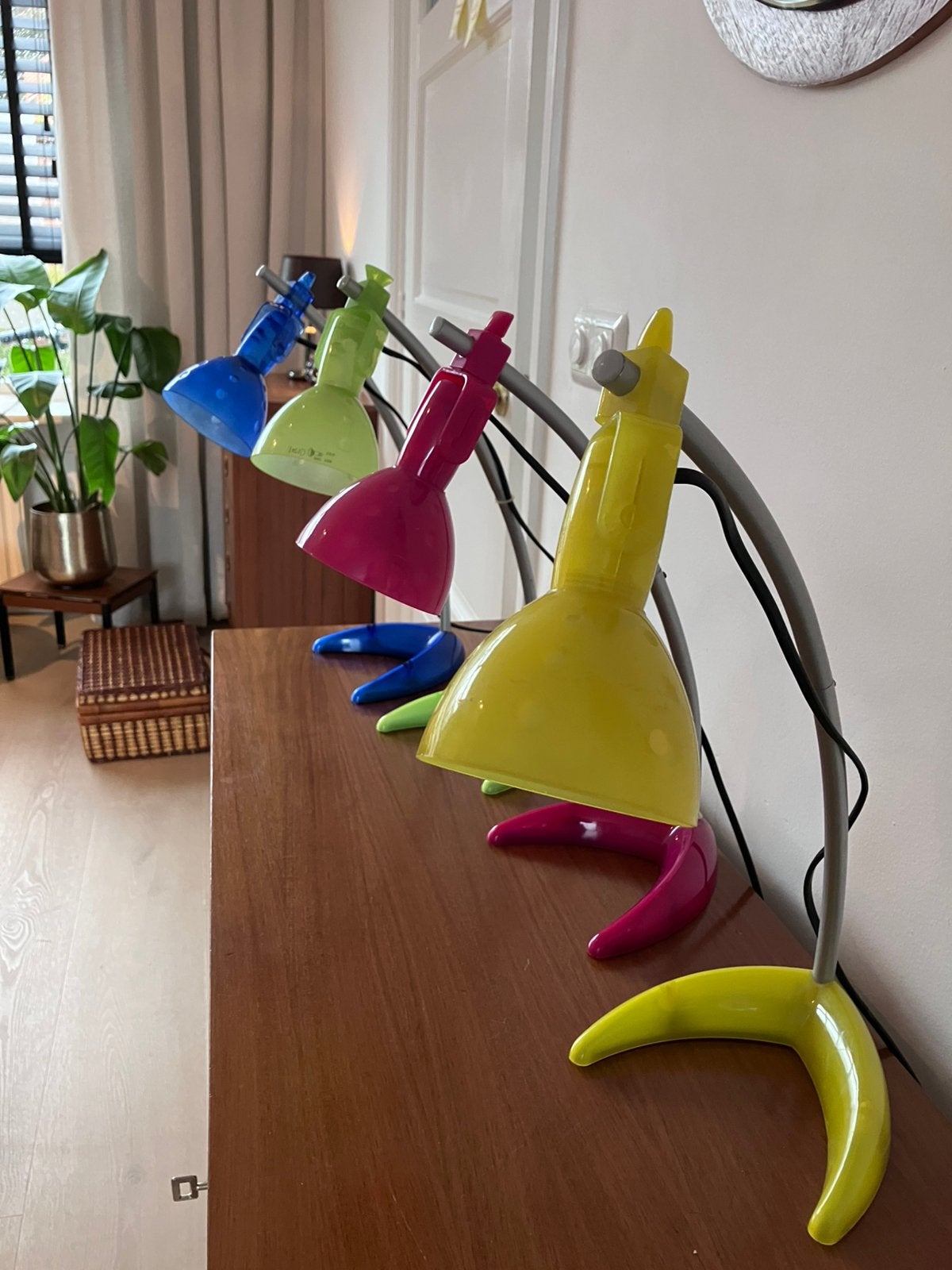 Vintage IKEA Mörker bureaulampen – Knut & Marianne Hagberg, Verstelbaar, Vintage, E14 (klein), Ophalen of Verzenden