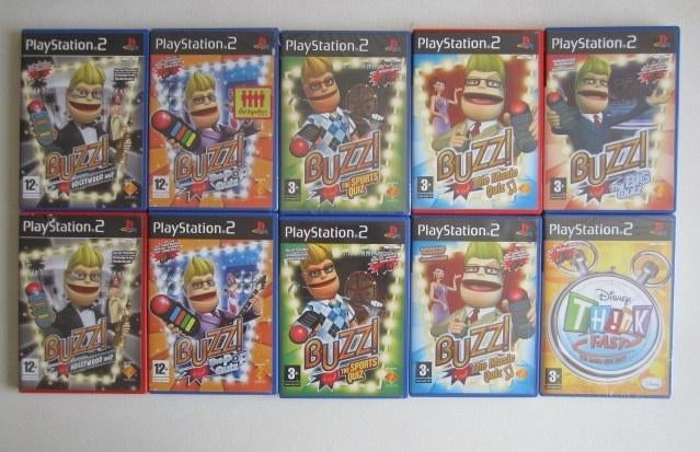 Buzz Quiz Big, Pop, Music Sports Hollywood PS2 Playstation 2, Spelcomputers en Games, Games | Sony PlayStation 2, Overige genres