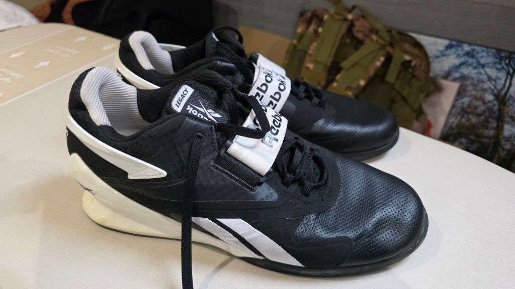 Reebok Legacy Lifter III gewichthefschoenen maat 46, Zwart, Ophalen of Verzenden, Reebok, Gedragen