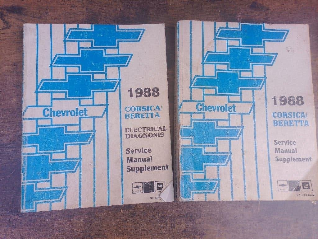 Chevrolet Corsica / Beretta 1988 dealer werkplaatsboeken, Verzenden, Gelezen, Chevrolet