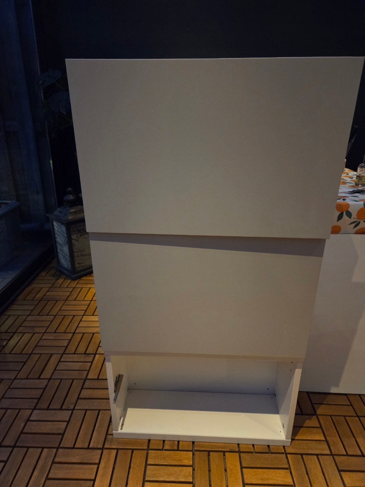 IKEA Besta kast met Lappviken deuren, Ophalen