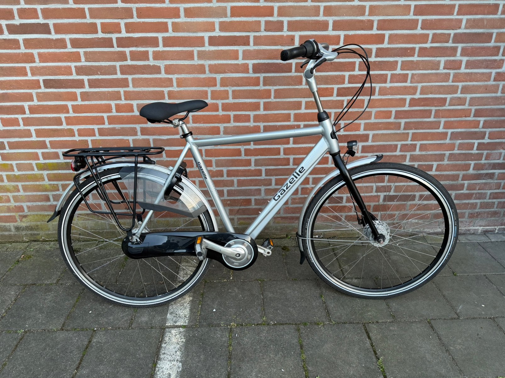 Herenfiets Gazelle 57cm H, 57 tot 61 cm, Ophalen, Zo goed als nieuw, Gazelle