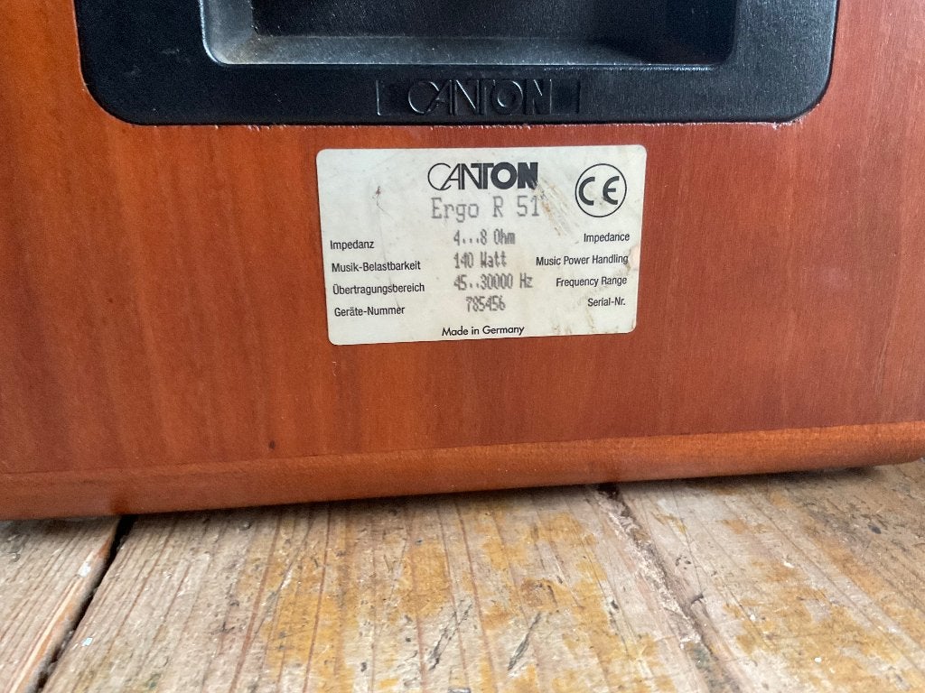 Canton ergo R 51, Audio, Tv en Foto, Ophalen of Verzenden, Gebruikt, Stereo speakers, Overige merken