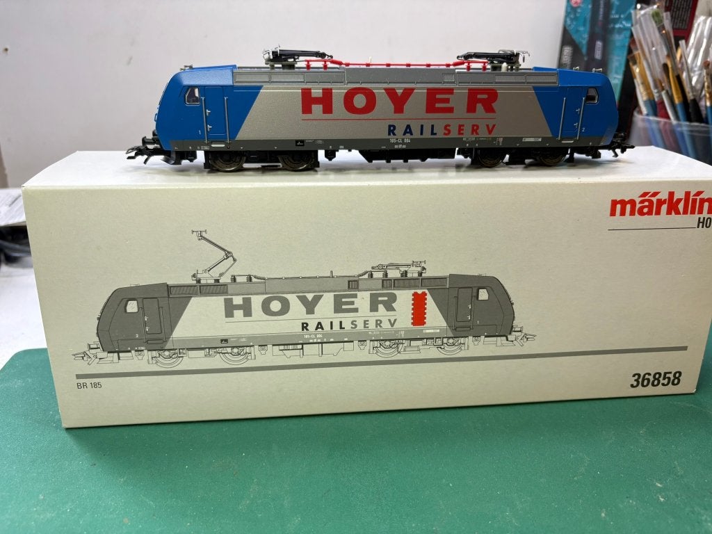 Märklin HOYER Railservice ELoc [36585] IMG8659/60/-68, Wisselstroom, Locomotief, Nieuw, Ophalen of Verzenden