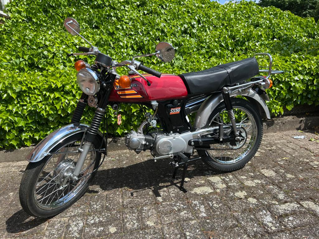 Honda SS50 - Klassieke bromfiets in topstaat, Fietsen en Brommers, Brommers | Honda, Ophalen, Overige modellen, Maximaal 45 km/u
