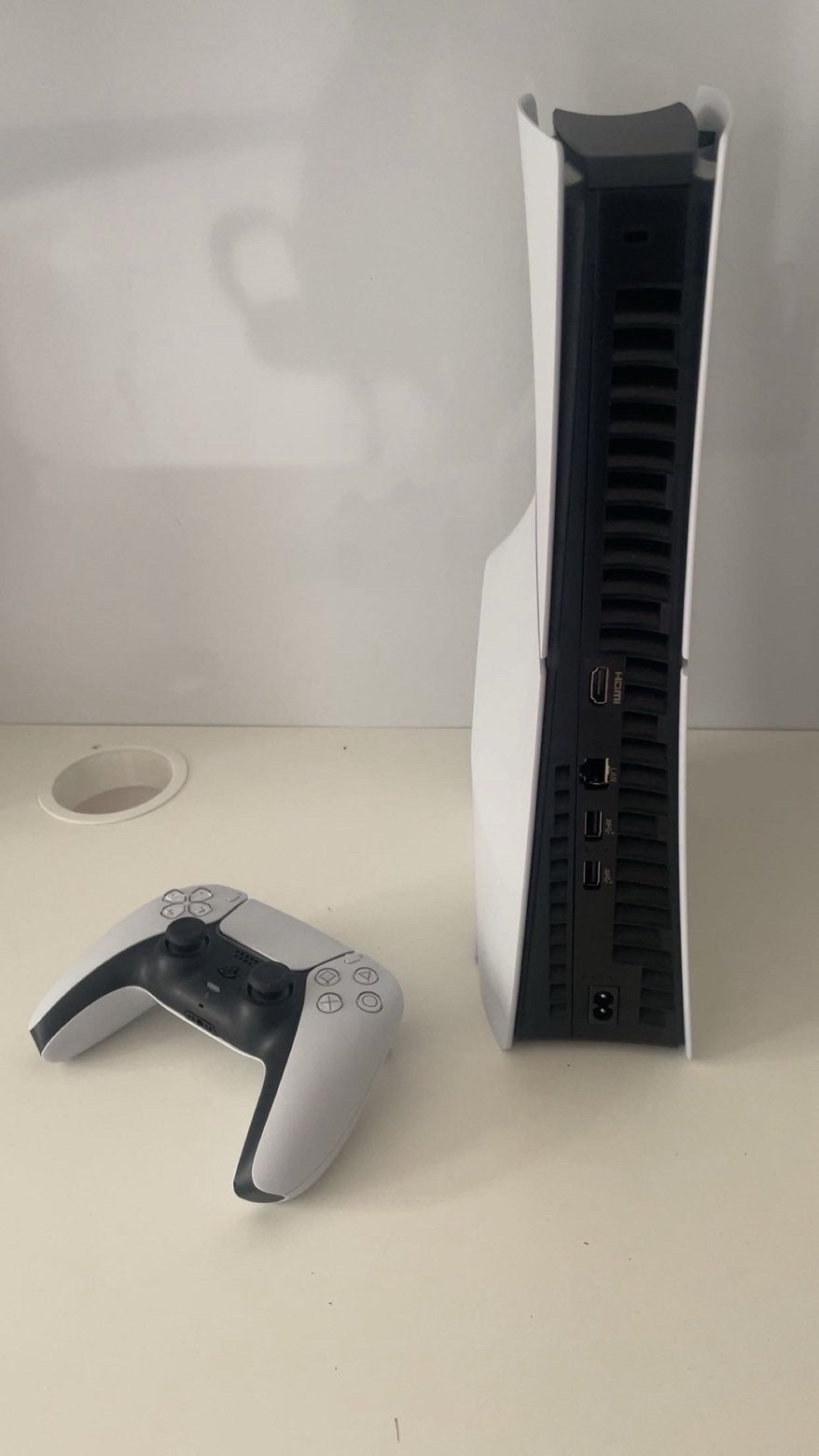 Playstation 5 Disc Editie met Controller, Spelcomputers en Games, Spelcomputers | Sony PlayStation 5, Ophalen of Verzenden, Gebruikt