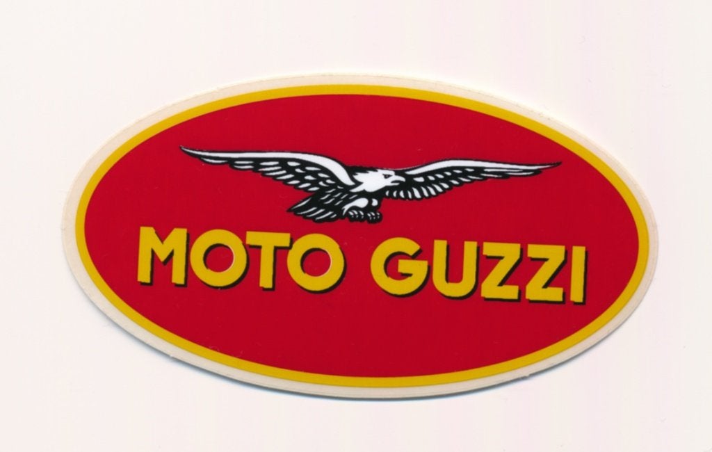 Moto Guzzi factory sticker, NEW, EXCLUSIVE Red and gold, Ophalen of Verzenden, Nieuw, Auto of Motor