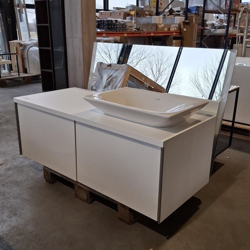 Badmeubelset 123cm Duravit XVIU, mat champagne NIEUW!, Ophalen, 100 tot 150 cm, Nieuw, Minder dan 100 cm