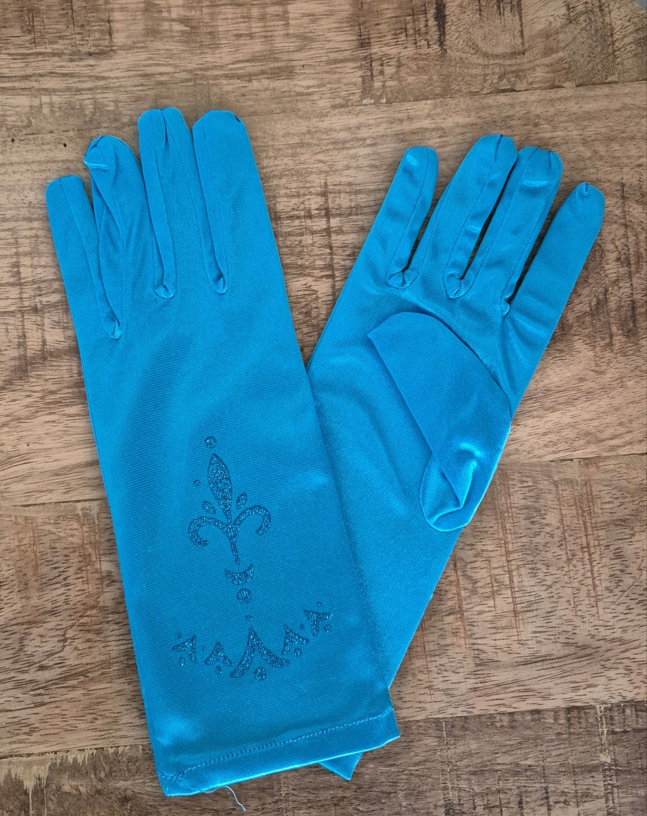 Nieuwe Blauwe Prinsessen Handschoentjes, Ophalen of Verzenden, Nieuw, Meisje, Handschoenen