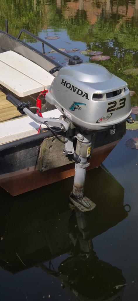 Te koop 2.3   honda bb motor, Watersport en Boten, Ophalen, Overige materialen, Gebruikt, 23 pk