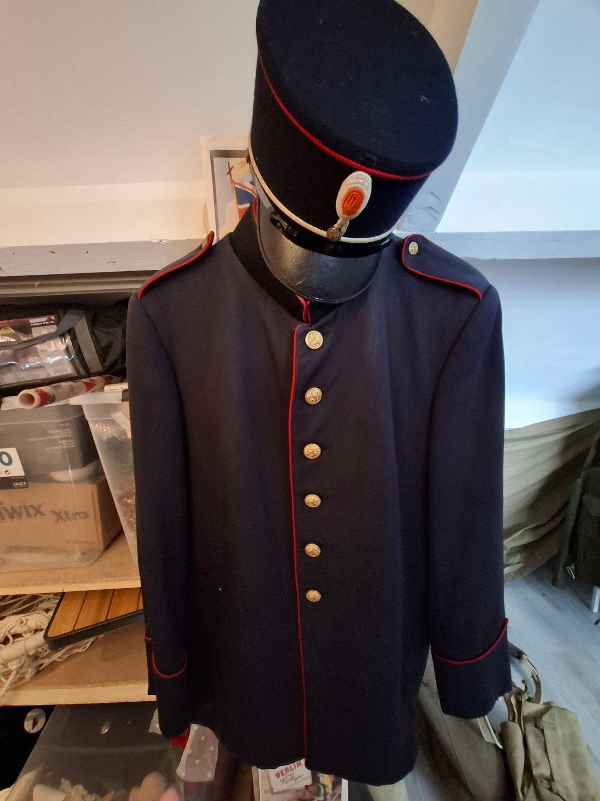 Militair uniform en pet - Landmacht, Ophalen of Verzenden, Landmacht, Nederland, Kleding of Schoenen