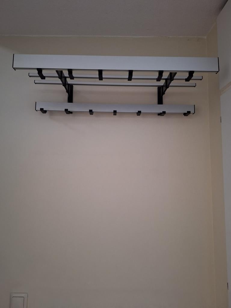 Gardelux wandgarderobe / kapstok met schoenen-/hoedenplank, Wandkapstok, Ophalen of Verzenden, Zo goed als nieuw, Minder dan 100 cm