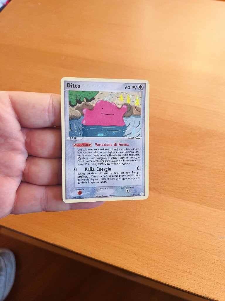 Ditto 4/112 Holo Ex Fire Red Leaf Green Pokemon, Verzenden, Zo goed als nieuw, Losse kaart, Foil