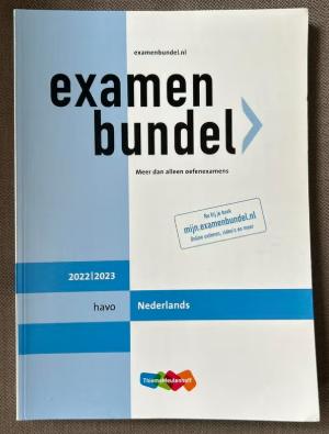 Examenbundel havo Nederlands 2022/2023, Boeken, Ophalen of Verzenden, Zo goed als nieuw, HAVO, Nederlands