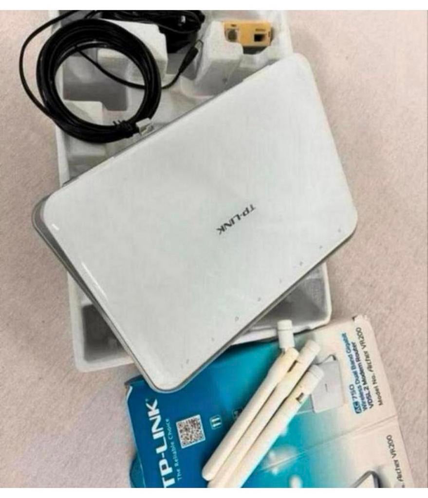 TP-LINK Archer VR200 AC750 modem router VDSL vdsl2 usb port, Router met modem, Ophalen of Verzenden, Zo goed als nieuw, H