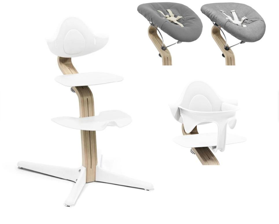 Complete Scandinavische kinderstoelset 0-5 jaar., Kinderen en Baby's, Kinderstoelen, Ophalen, Zo goed als nieuw, Meegroeistoel
