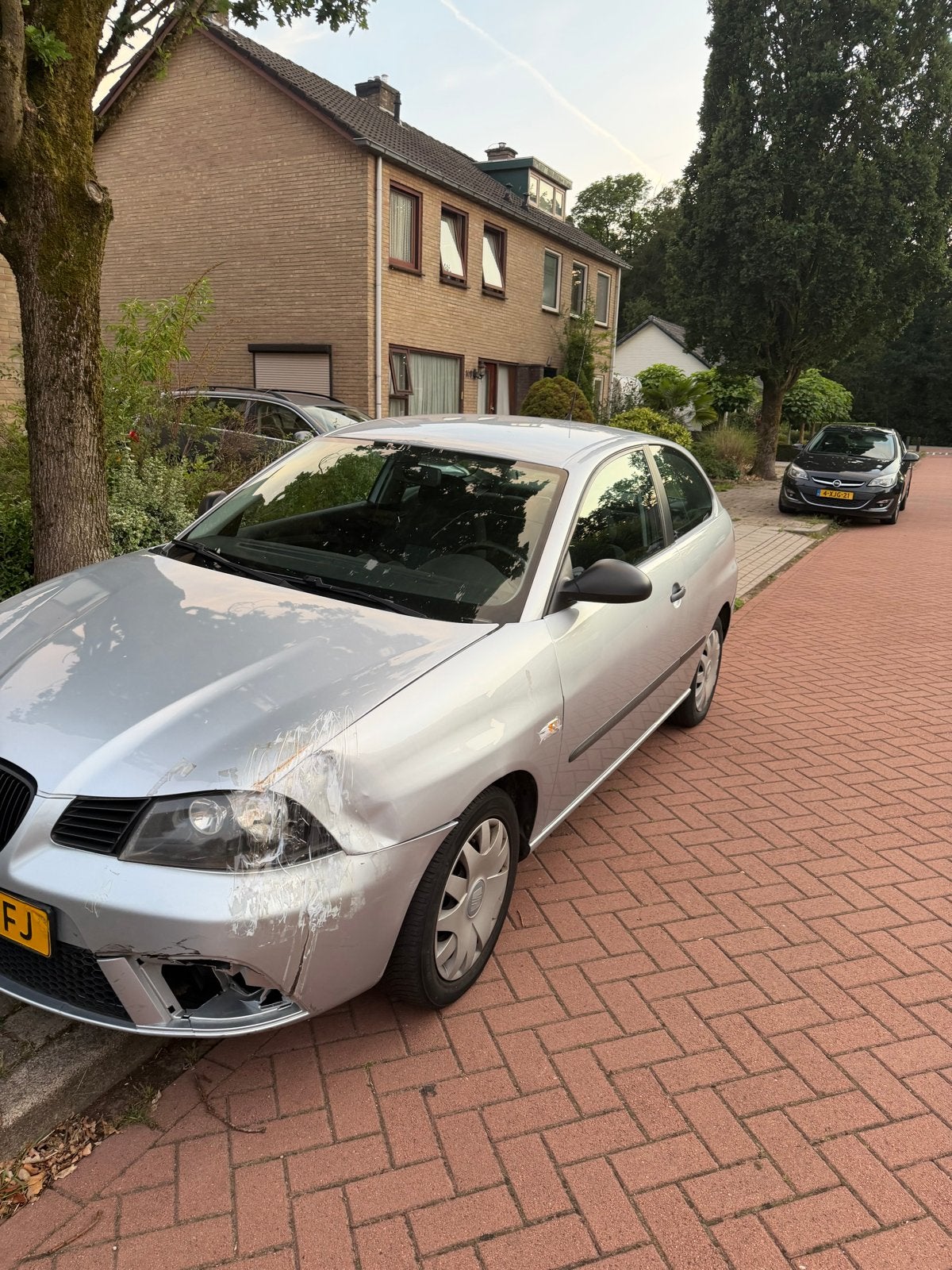 Seat Ibiza 1.4 16V 55KW AUT 2007 Grijs met schade, Ophalen, Gebruikt, Seat