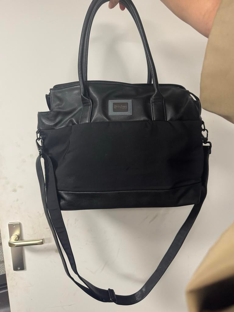 Cybex Luiertas Deep Black - Stijlvol en Praktisch, Ophalen of Verzenden, Gebruikt, Schoudertas