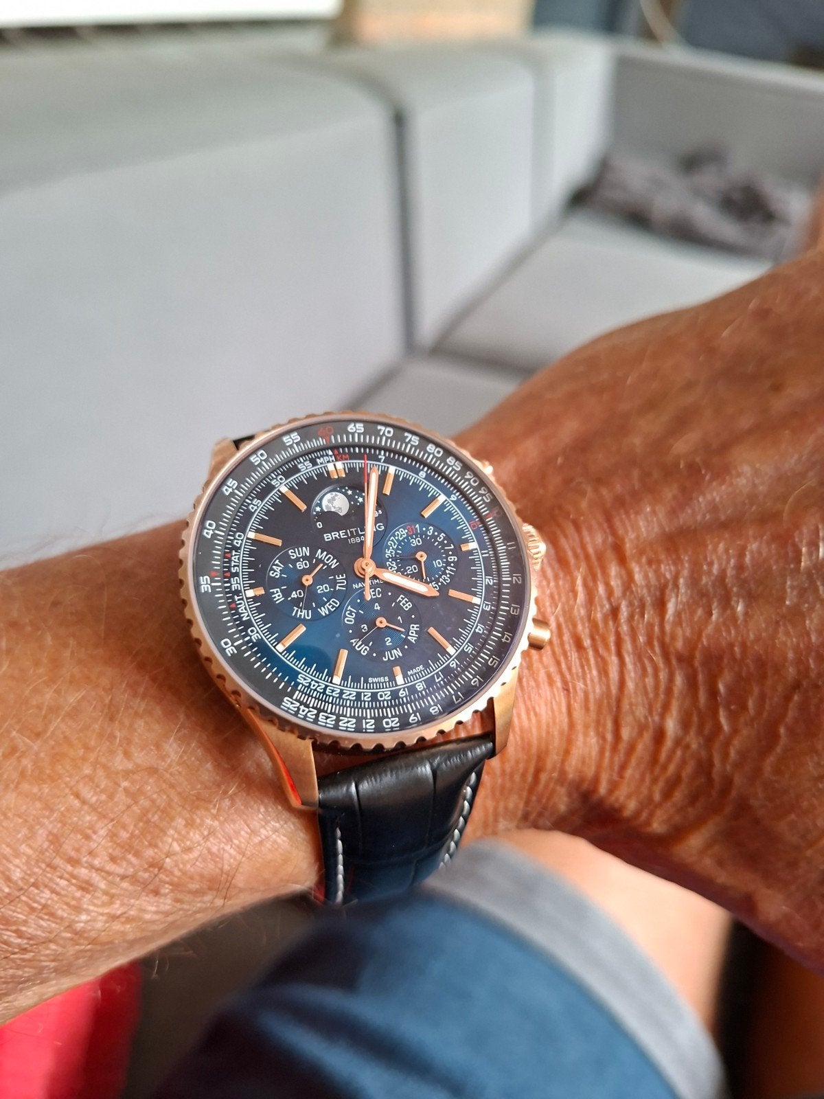Breitling Navitimer 1884 Limited Edition Roségoud, Ophalen of Verzenden