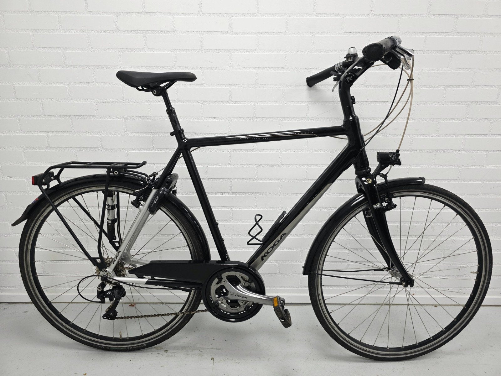 Koga Roadspeed 60 cm 3x10 LX hybride herenfiets rijklaar, Fietsen en Brommers, Ophalen, Gebruikt, Velgrem, Overige typen