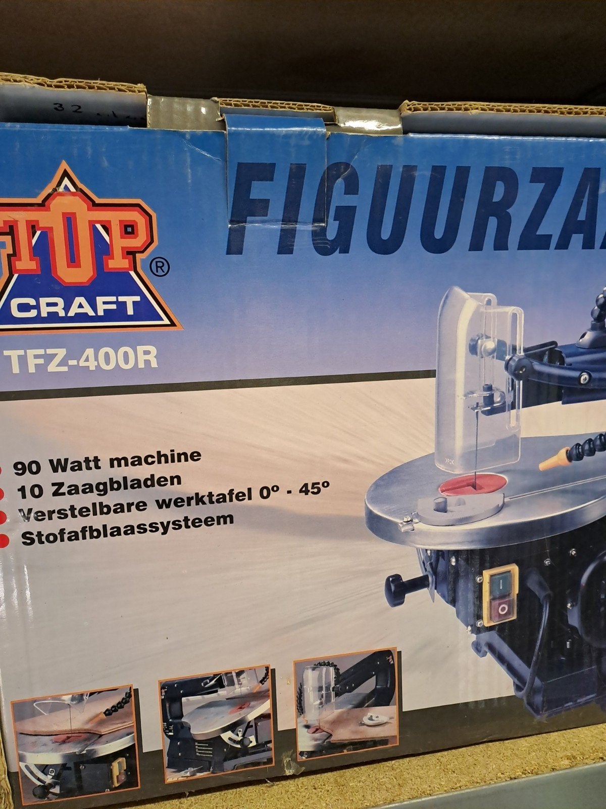 Figuurzaag, Ophalen, Zo goed als nieuw