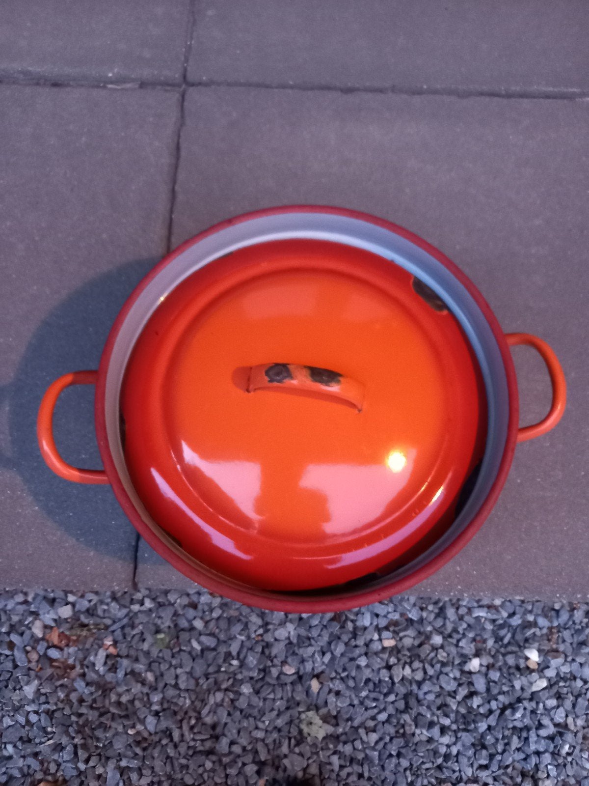 emaille kookpan, Ophalen, Gebruikt, Overige materialen