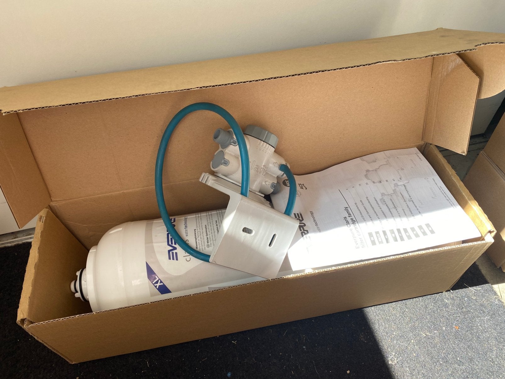 Everpure Claris XL 4339-13 waterfilter incl filterkop -NIEUW, Verzenden, Nieuw