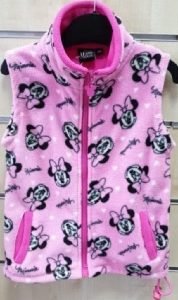 Minnie Mouse fleece Bodywarmer/Vest - Maat 116 - Disney, Kinderen en Baby's, Kinderkleding | Maat 116, Disney, Meisje, Trui of Vest
