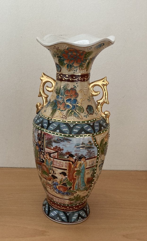 Chinese vaas Asia porcelein Geisha Girls, Ophalen