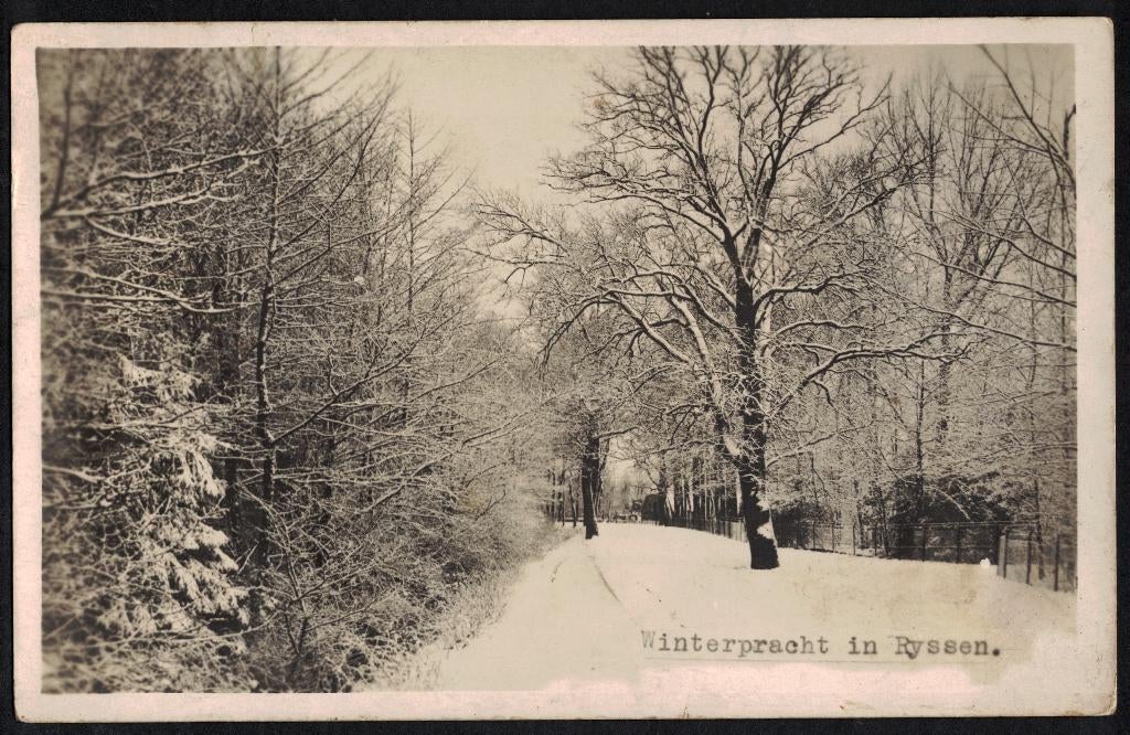 Ryssen ( Rijssen ), Winterpracht. 1935., Ophalen of Verzenden, 1920 tot 1940, Gelopen, Overijssel