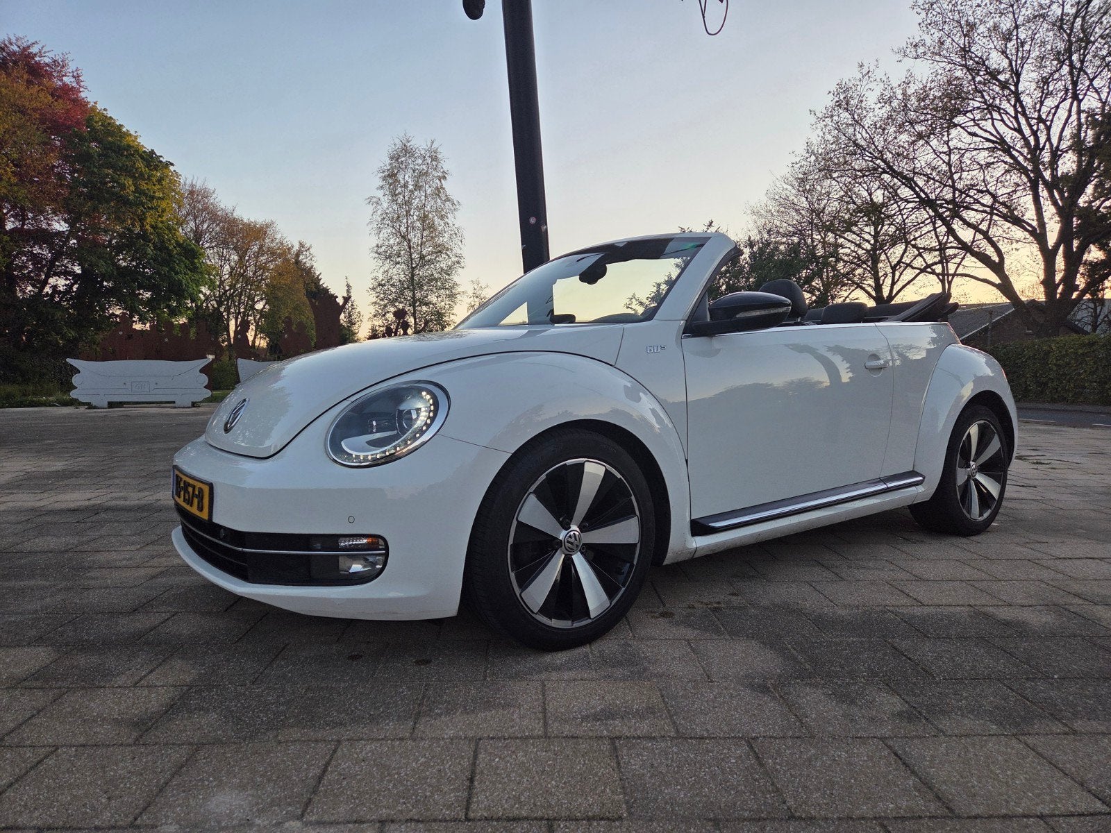 Volkswagen Beetle 60s uitvoering, Auto's, Beetle (Kever), 4 cilinders, Wit, Leder