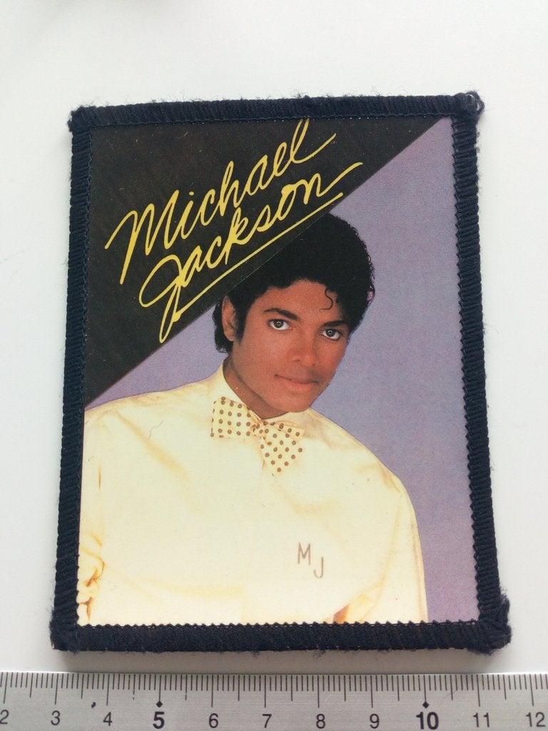 MICHAEL JACKSON mooie zeldzame patch 22 --photo printed, Verzenden, Nieuw, Kleding