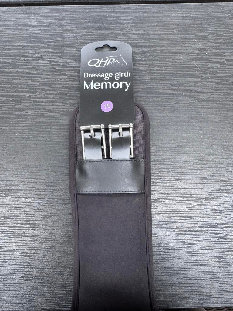 QHP dressage girth memory 75 cm nieuw singel, Ophalen of Verzenden, Nieuw, Dressuur
