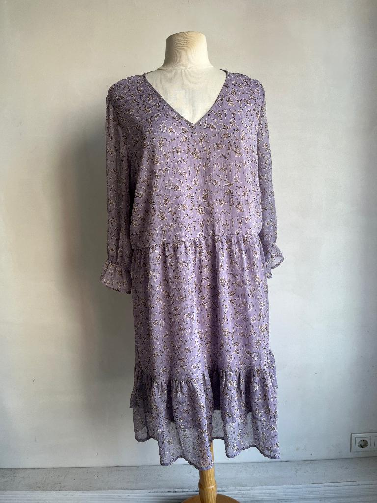 zusss jurk lila maat xl, Kleding | Dames, Verzenden, Paars, Maat 46/48 (XL) of groter, Zo goed als nieuw