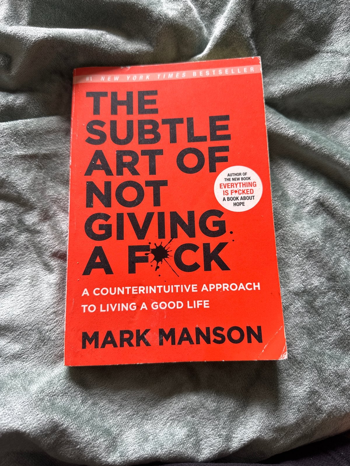 The Subtle Art of Not Giving a F*ck - Mark Manson, Ophalen of Verzenden, Gelezen