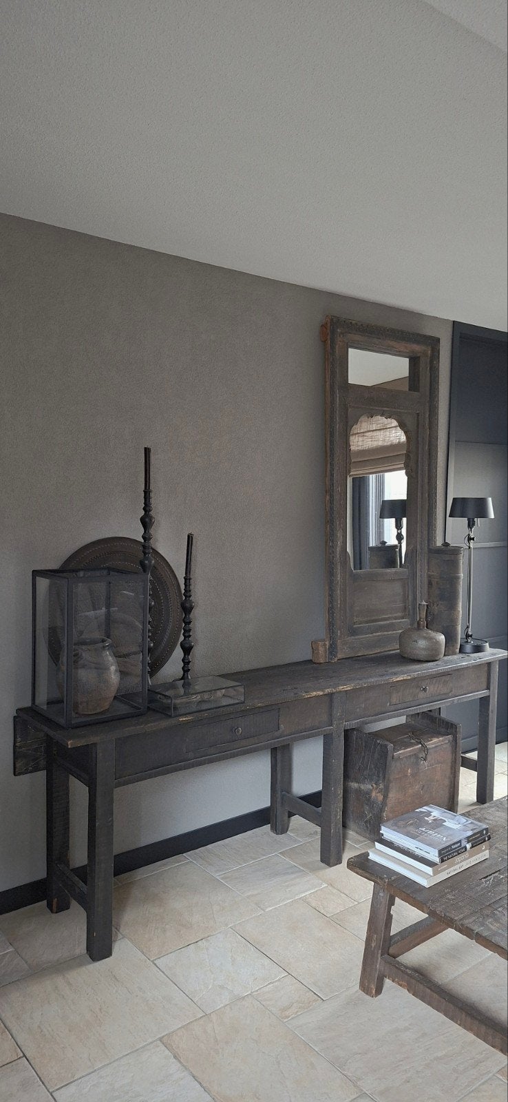 Hoffz Sali Sidetable, Ophalen, 100 tot 150 cm, Zo goed als nieuw, 25 tot 50 cm