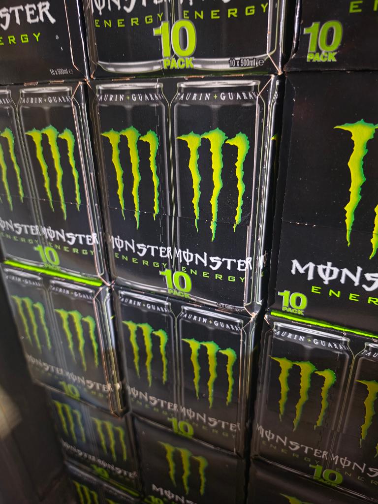Monster energy 0.5l, Ophalen