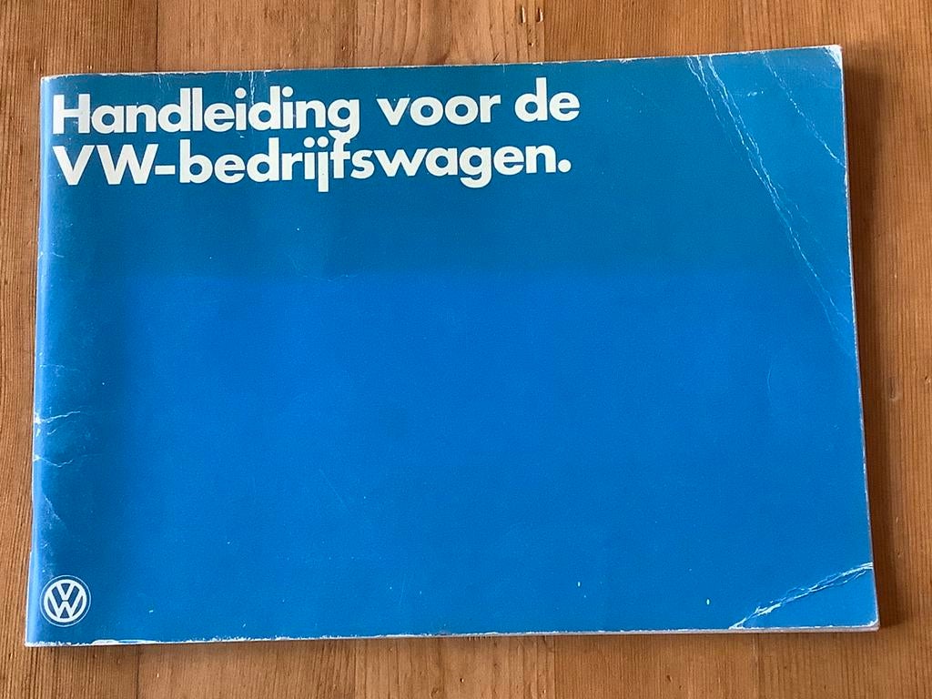 Instructieboekje Volkswagen bus/bedrijfsauto, Ophalen of Verzenden